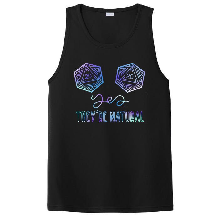 Fantasy Art Nerdy Gaming Yes They're Natural PosiCharge Competitor Tank