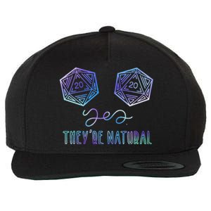 Fantasy Art Nerdy Gaming Yes They're Natural Wool Snapback Cap