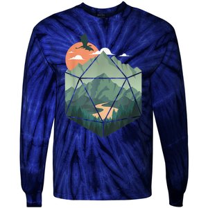 Fantasy Art, Nerdy Gaming, Geeky Gamer Tie-Dye Long Sleeve Shirt