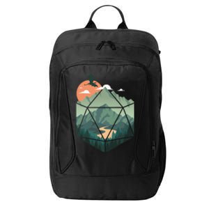 Fantasy Art Nerdy Gaming Geeky Gamer City Backpack