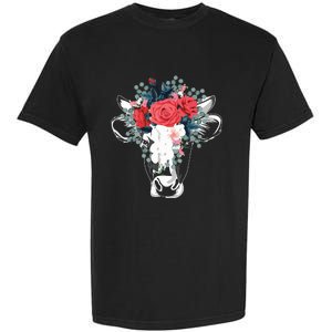 Farm Animal Nature Flower Gift Cow 4981 Garment-Dyed Heavyweight T-Shirt