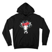 Farm Animal Nature Flower Gift Cow 4981 Tall Hoodie