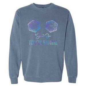 Fantasy Art Nerdy Gaming Yes They're Natural Garment-Dyed Sweatshirt