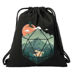 Fantasy Art Nerdy Gaming Geeky Gamer Drawstring Bag