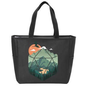 Fantasy Art Nerdy Gaming Geeky Gamer Zip Tote Bag