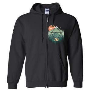 Fantasy Art Nerdy Gaming Geeky Gamer Full Zip Hoodie