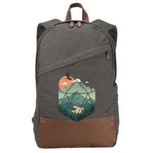 Fantasy Art Nerdy Gaming Geeky Gamer Cotton Canvas Backpack