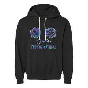 Fantasy Art, Nerdy Gaming, Yes They're Natural Garment-Dyed Fleece Hoodie