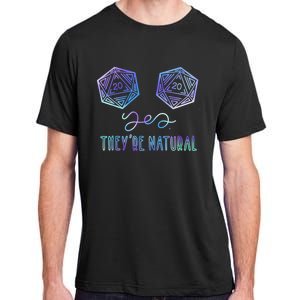 Fantasy Art, Nerdy Gaming, Yes They're Natural Adult ChromaSoft Performance T-Shirt