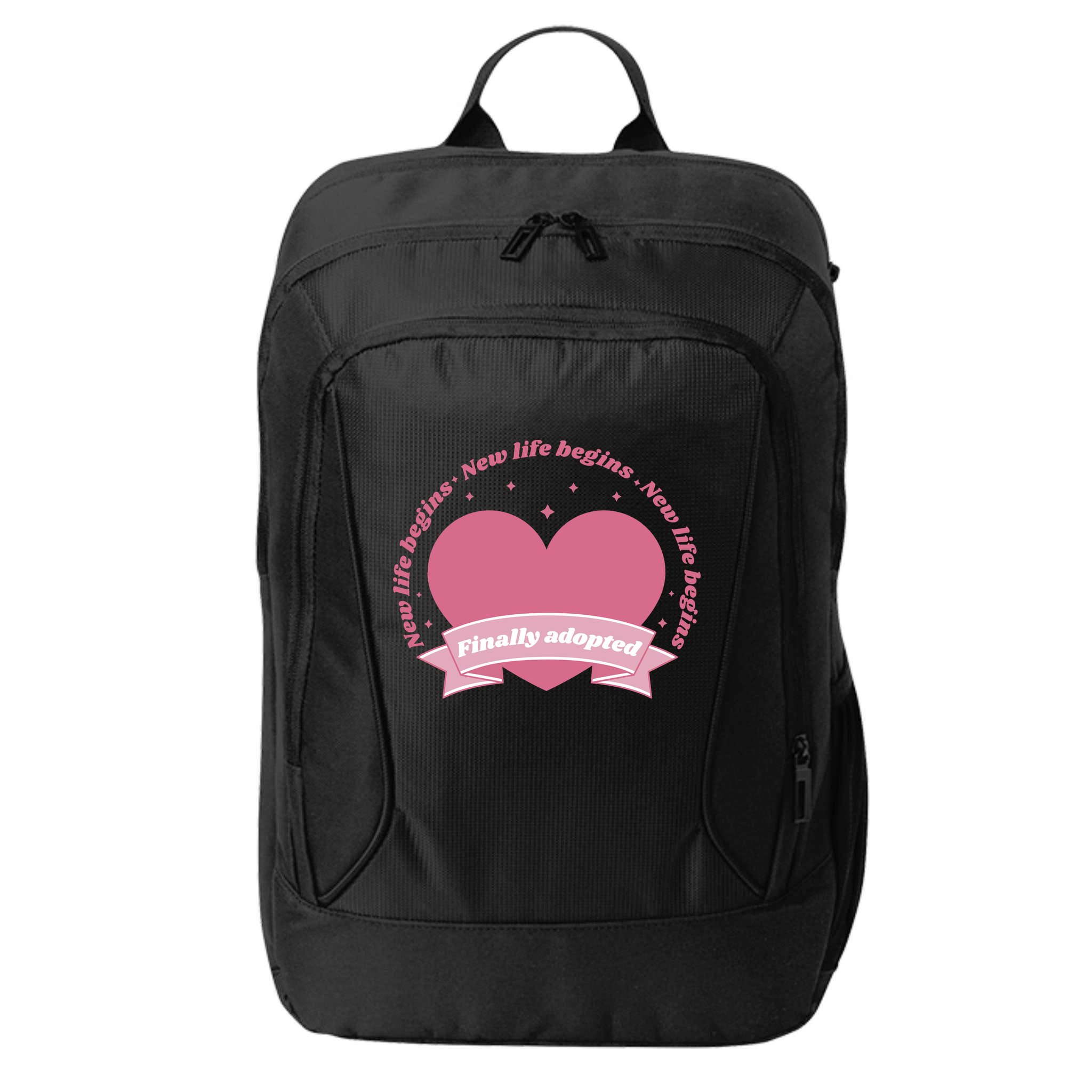 Finally Adopted New Life Begins City Backpack