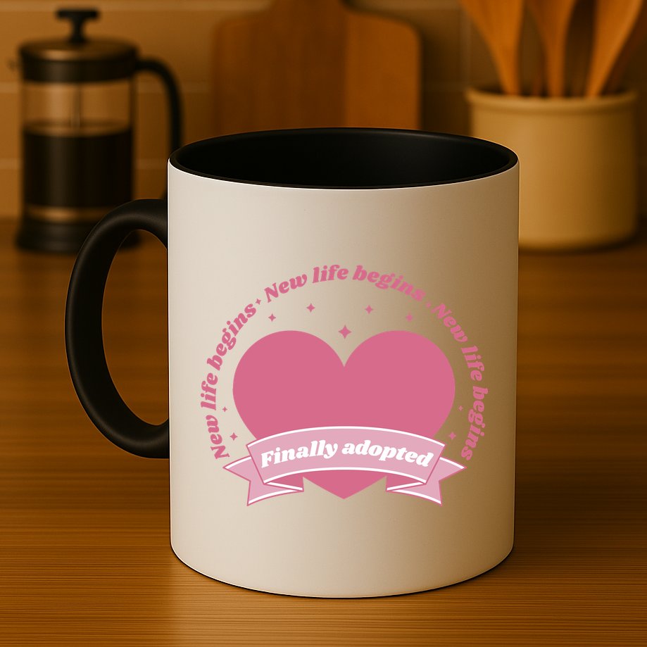Finally Adopted New Life Begins Mug