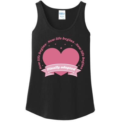 Finally Adopted New Life Begins Ladies Essential Tank