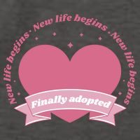 Finally Adopted New Life Begins Vector Backpack