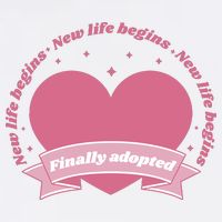 Finally Adopted New Life Begins Garment-Dyed Sweatshirt