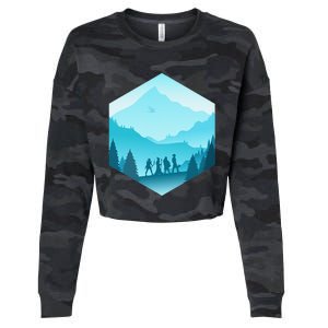 Fantasy Art Nerdy Gaming Geeky Gamer Cropped Pullover Crew