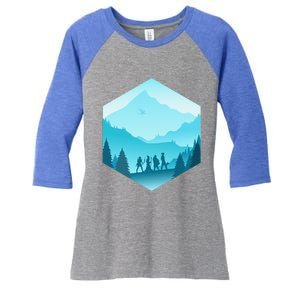 Fantasy Art Nerdy Gaming Geeky Gamer Women's Tri-Blend 3/4-Sleeve Raglan Shirt