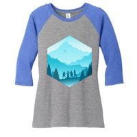 Fantasy Art Nerdy Gaming Geeky Gamer Women's Tri-Blend 3/4-Sleeve Raglan Shirt