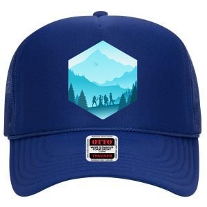 Fantasy Art Nerdy Gaming Geeky Gamer High Crown Mesh Back Trucker Hat