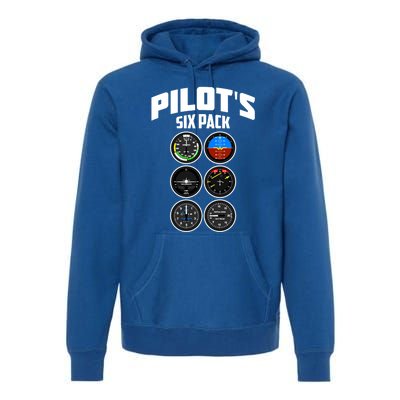 Funny Airplane Novelty Aviation Airplane Pilot Gift Premium Hoodie