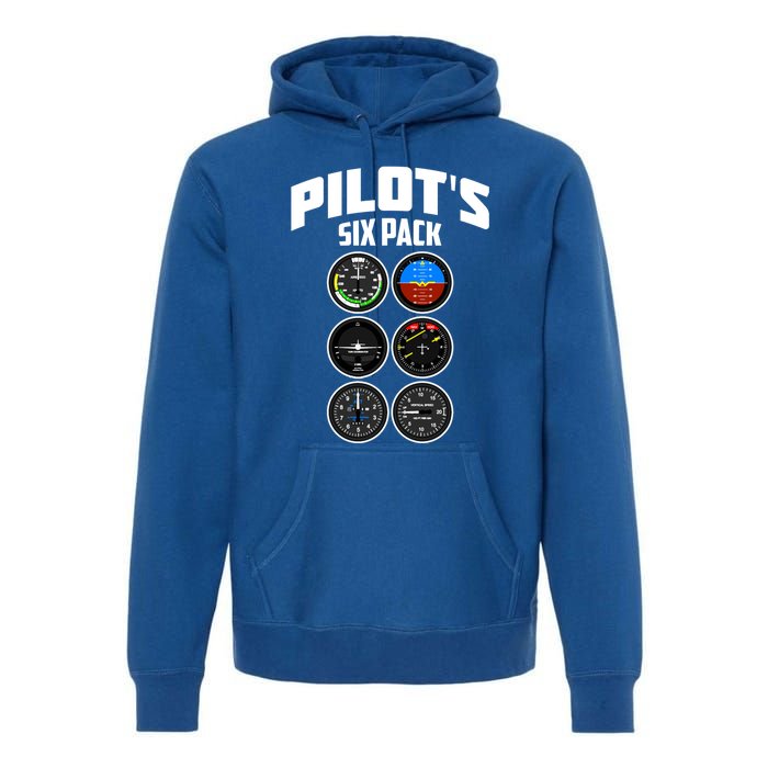 Funny Airplane Novelty Aviation Airplane Pilot Gift Premium Hoodie