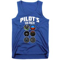 Funny Airplane Novelty Aviation Airplane Pilot Gift Tank Top