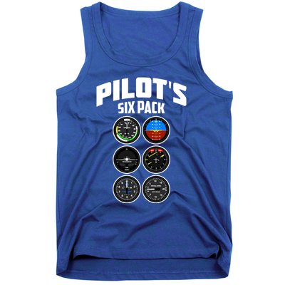 Funny Airplane Novelty Aviation Airplane Pilot Gift Tank Top