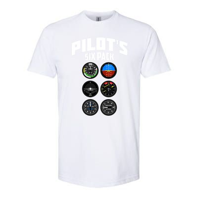 Funny Airplane Novelty Aviation Airplane Pilot Gift Softstyle CVC T-Shirt