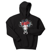 Farm Animal Nature Flower Gift Cow Kids Hoodie