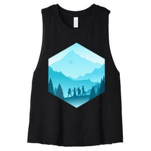 Fantasy Art Nerdy Gaming Geeky Gamer Women's Racerback Cropped Tank