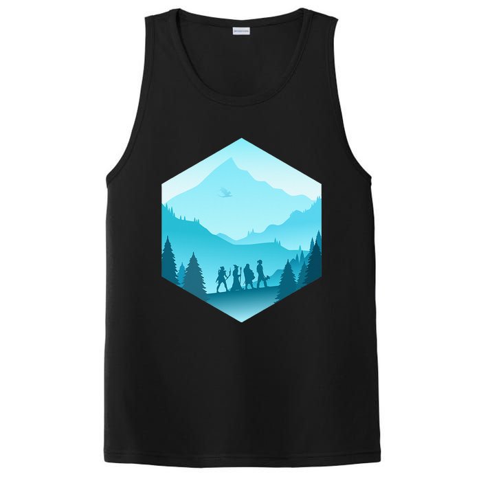 Fantasy Art Nerdy Gaming Geeky Gamer PosiCharge Competitor Tank