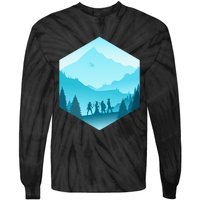 Fantasy Art Nerdy Gaming Geeky Gamer Tie-Dye Long Sleeve Shirt