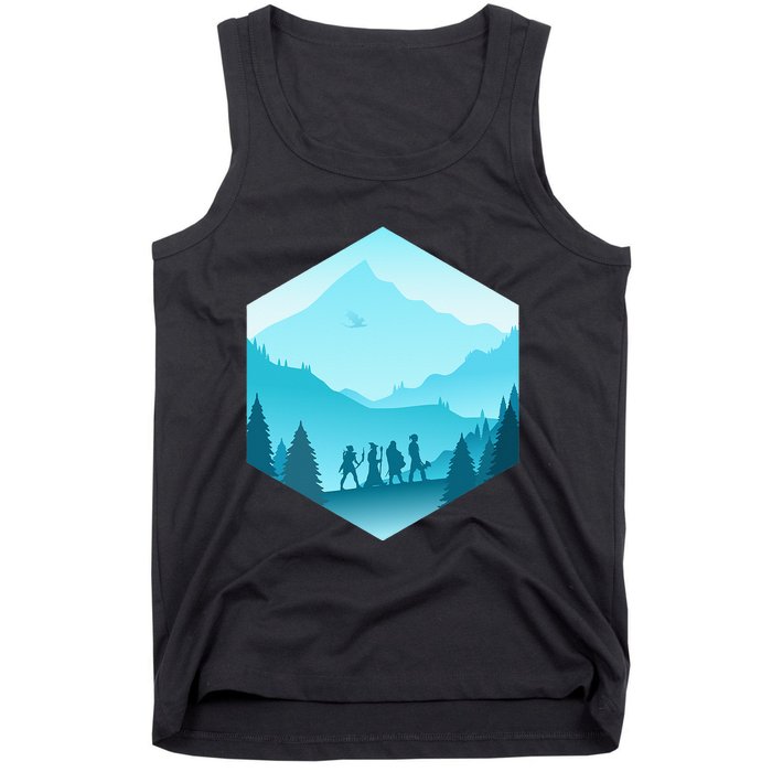 Fantasy Art Nerdy Gaming Geeky Gamer Tank Top