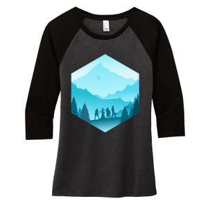 Fantasy Art Nerdy Gaming Geeky Gamer Women's Tri-Blend 3/4-Sleeve Raglan Shirt