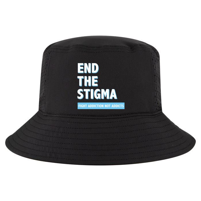 Fight Addiction Not Addicts End The Stigma Awareness Gift Cool Comfort Performance Bucket Hat