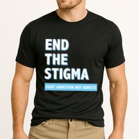Fight Addiction Not Addicts End The Stigma Awareness Gift Cooling Performance Crew T-Shirt