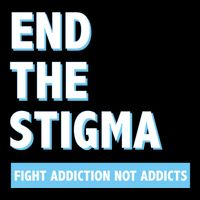 Fight Addiction Not Addicts End The Stigma Awareness Gift Cooling Performance Crew T-Shirt