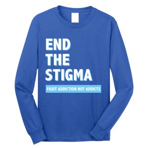 Fight Addiction Not Addicts End The Stigma Awareness Gift Long Sleeve Shirt