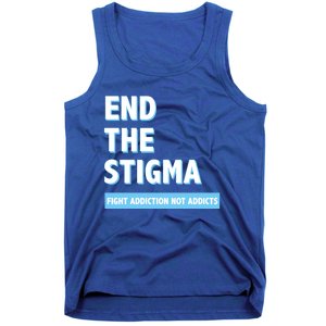 Fight Addiction Not Addicts End The Stigma Awareness Gift Tank Top