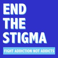 Fight Addiction Not Addicts End The Stigma Awareness Gift Womens T-Shirt