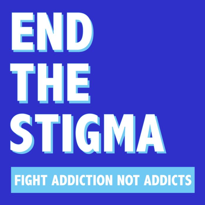 Fight Addiction Not Addicts End The Stigma Awareness Gift Womens T-Shirt