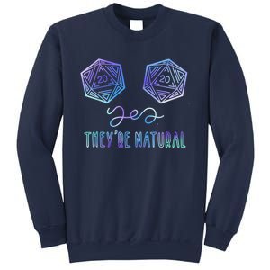 Fantasy Art, Nerdy Gaming, Yes They're Natural Sweatshirt