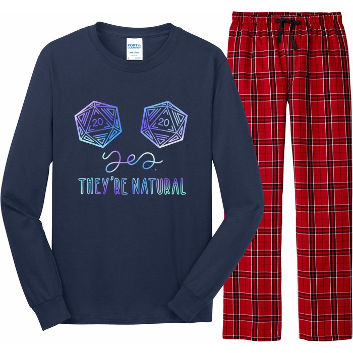 Fantasy Art, Nerdy Gaming, Yes They're Natural Long Sleeve Pajama Set