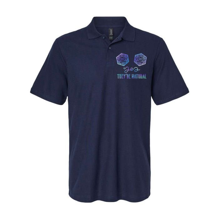 Fantasy Art, Nerdy Gaming, Yes They're Natural Softstyle Adult Sport Polo