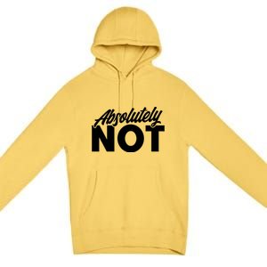 Funny Absolutely No Gift Premium Pullover Hoodie