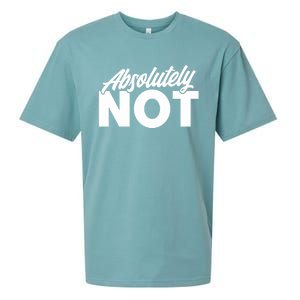 Funny Absolutely No Gift Sueded Cloud Jersey T-Shirt