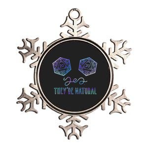 Fantasy Art Nerdy Gaming Yes They're Natural Metallic Star Ornament