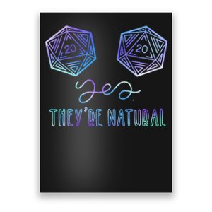 Fantasy Art Nerdy Gaming Yes They're Natural Poster