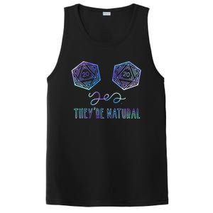 Fantasy Art Nerdy Gaming Yes They're Natural PosiCharge Competitor Tank