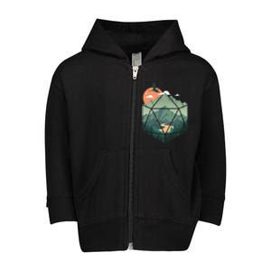 Fantasy Art Nerdy Gaming Geeky Gamer Toddler Zip Fleece Hoodie