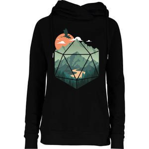 Fantasy Art Nerdy Gaming Geeky Gamer Womens Funnel Neck Pullover Hood